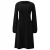 s.Oliver BLACK LABEL semi-transparante korte gebreide jurk – zwart