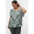 VERO MODA CURVE top groen/wit