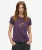 Klein Getailleerd Tattoo T-shirt met Stras Paars