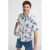 LERROS regular fit overhemd met print – gebroken wit