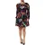 Bloemenprint Ruchesjurk