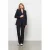 &Co Woman rechtvallende blazer van heavy travelstof zwart
