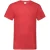 Fruit of the Loom Heren Valueweight V Neck T-shirt (Rood)