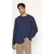 Sweatshirt met ronde hals en knopen