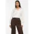 VILA satijnen blouse ecru