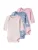 NAME IT Rompertje/body  duifblauw / rosa / poederroze / wit
