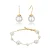 Damesarmband en oorbellen Isabella Ford Linda Pearl