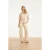 Smashed Lemon Dames blouse met golvende afwerking en korte mouwen |