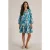 White Stuff Otto Linen Blend Dress Blue Print