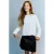 Mango Kids longsleeve met plooien – naturel wit