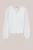 WE Fashion – Dames blouse met broderie anglaise – Regular fit – Wit – Katoen –