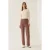 Elastische Taille Rechte Broek