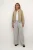 Pants Suiting Relaxed fit black offwhite