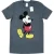 Disney Heren Mickey Mouse Classic Kick T-Shirt (Donkere Heide)