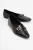 Zarina Puntige Teen Leren Platte Schoenen Dames