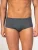 zd ZERO DEFECTS Slip ‘Senior Fly Front Brief’  donkergrijs