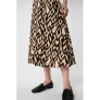comma midi rok zwart