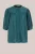 WE Fashion – Dames blouse met embroideries – Regular fit – Groenblauw – Livaeco™ Viscose –