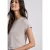 Street One Dames Shirt met boothals en schouderdetails in Beige