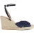 LK Bennett Angela Wedge Espadrilles Navy