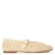 Manfield raffia ballerina’s ecru