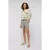 Knitted Kitty Blouse Green Flower