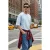 TRENDYOL MAN Jongens Donkerblauw Geborduurd Kort Oversized T-shirts