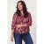 Miss Etam Plus blouse met print – rood
