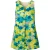 Mouwloze zomerjurk met aquarelprint