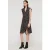 AllSaints Caris Sketch Dress Black