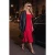 TRENDYOLMİLLA Dames Rood Effen Midi Mouwloos Stijlvol/Avond Skater Jurken