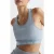 Reiss Jeta-ribbed Sports Bra Blue