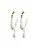 Pilgrim Oorbellen ‘Force’  bruin / groen / zilver / wit