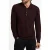 John Varvatos Presidio Easy Fit Ls Polo With Bucle Tex Merlot