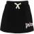 Palm Angels Meisjes Klassieke Oversized Logo Mini Rok (Zwart)