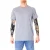 Tommy Jeans Tee SS Flag Slim Fit Shirt Grijs