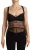 Dolce & Gabbana Dames Zwarte Zijden Kanten Babydoll Nylon Lingerie Top