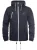!Solid Tussenjas ‘Tilden’  navy / wit