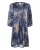 KAREN BY SIMONSEN Jurk ‘Bliss’  beige / duifblauw / donkerblauw