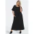 ONLY CARMAKOMA T-shirtjurk zwart