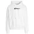 Gebroken witte spray Helvetica Skate Fit witte hoodie