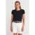 Dames Cropped Jacquard Knopen Cardigan