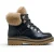 Tamaris dames blauwe nepleren warme winterse enkellaarzen – 26264-43