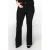 YOEK high waist flared jeans zwart
