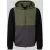 EA7 Emporio Armani Sweatjack met viscose in colour-blocking-design