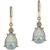 OTAZU Luminous White Opal Hoops