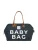 Bagmori Luiertas  donkerblauw / bruin / wit