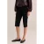 WE Fashion slim fit capribroek – zwart
