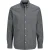 Jack And Jones Herenoverhemd met krijtstreep, normale pasvorm en lange mouwen (Donkere marine)