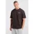 America Today relaxed fit T-shirt met backprint – bruin